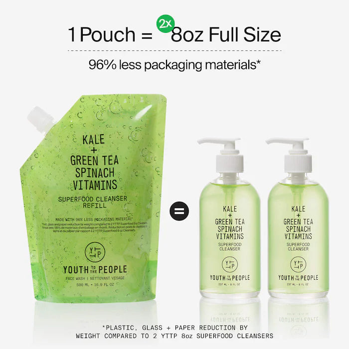 Youth To The People - Superfood Hydrating Gentle Antioxidant Refillable Cleanser