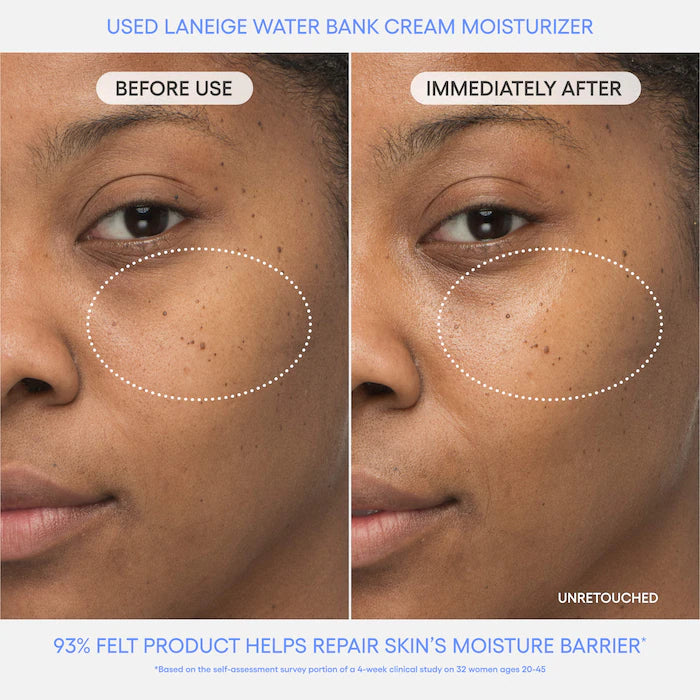 Laneige - Water Bank Blue Hyaluronic Cream Moisturizer for Moisture Barrier Repair