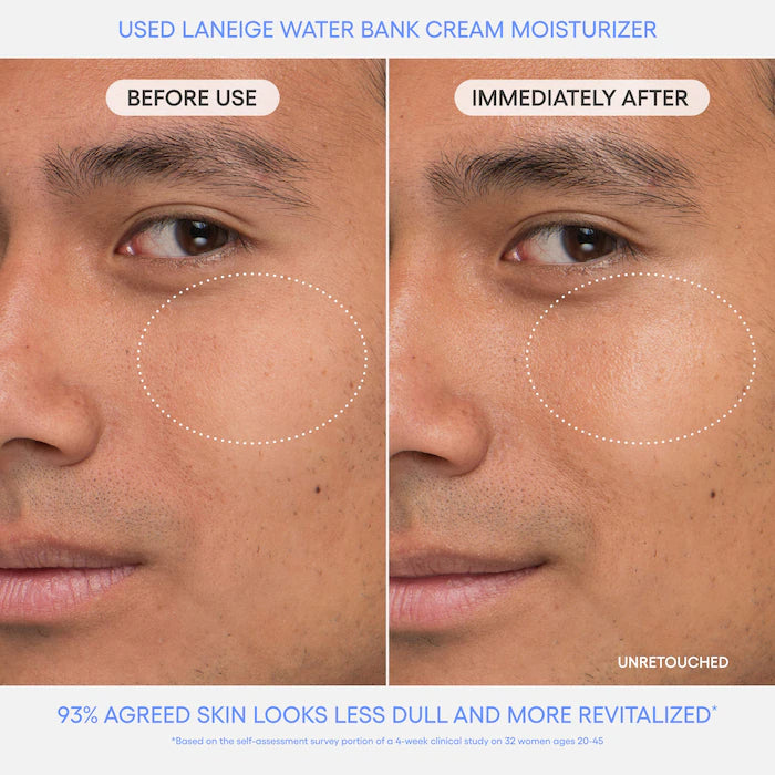 Laneige - Water Bank Blue Hyaluronic Cream Moisturizer for Moisture Barrier Repair